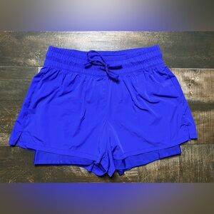Spyder Active Women’s Running Shorts Blue Small – Lined Athletic